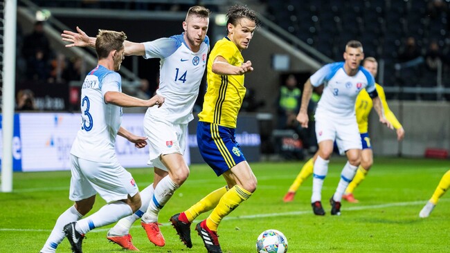 Nhận định bóng đá Thụy Điển vs Slovakia lúc 02h45 ngày 17/11 – UEFA Nations League 