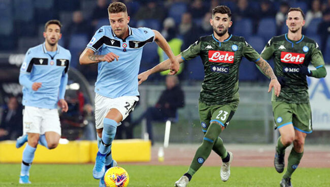               Màn đụng độ Napoli vs Lazio