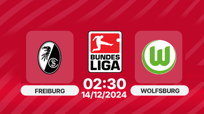 Nhận định bóng đá Freiburg vs Wolfsburg, 02h30 ngày 14/12 – Bundesliga 