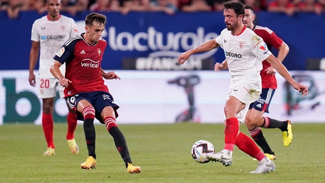  Màn đụng độ Sevilla vs Osasuna